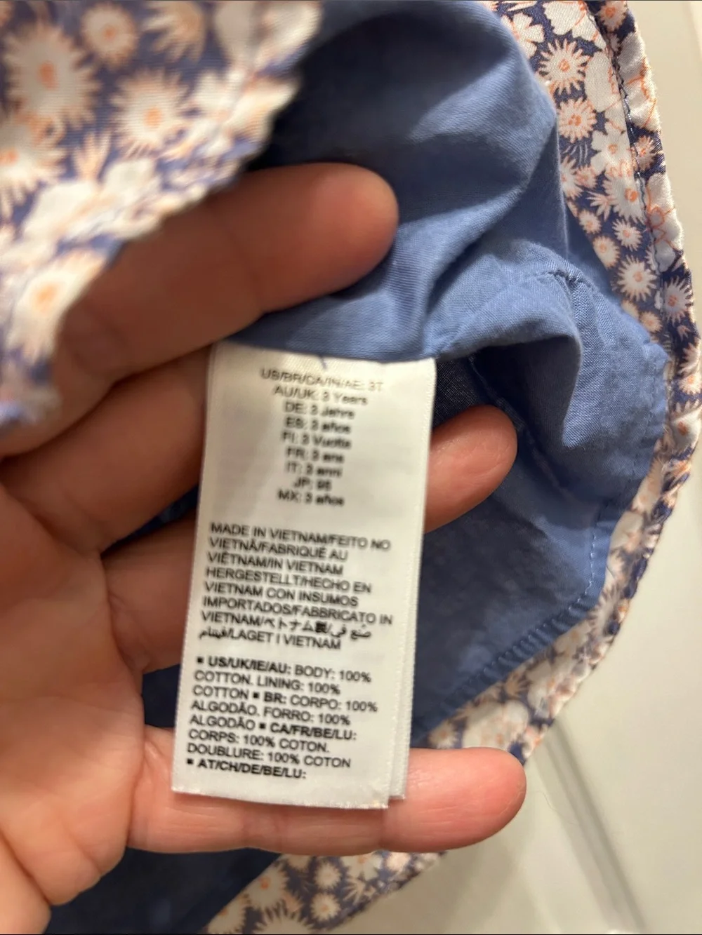 Toddler Floral Button-Front Dress with Peter Pan Collar - floral print EUC